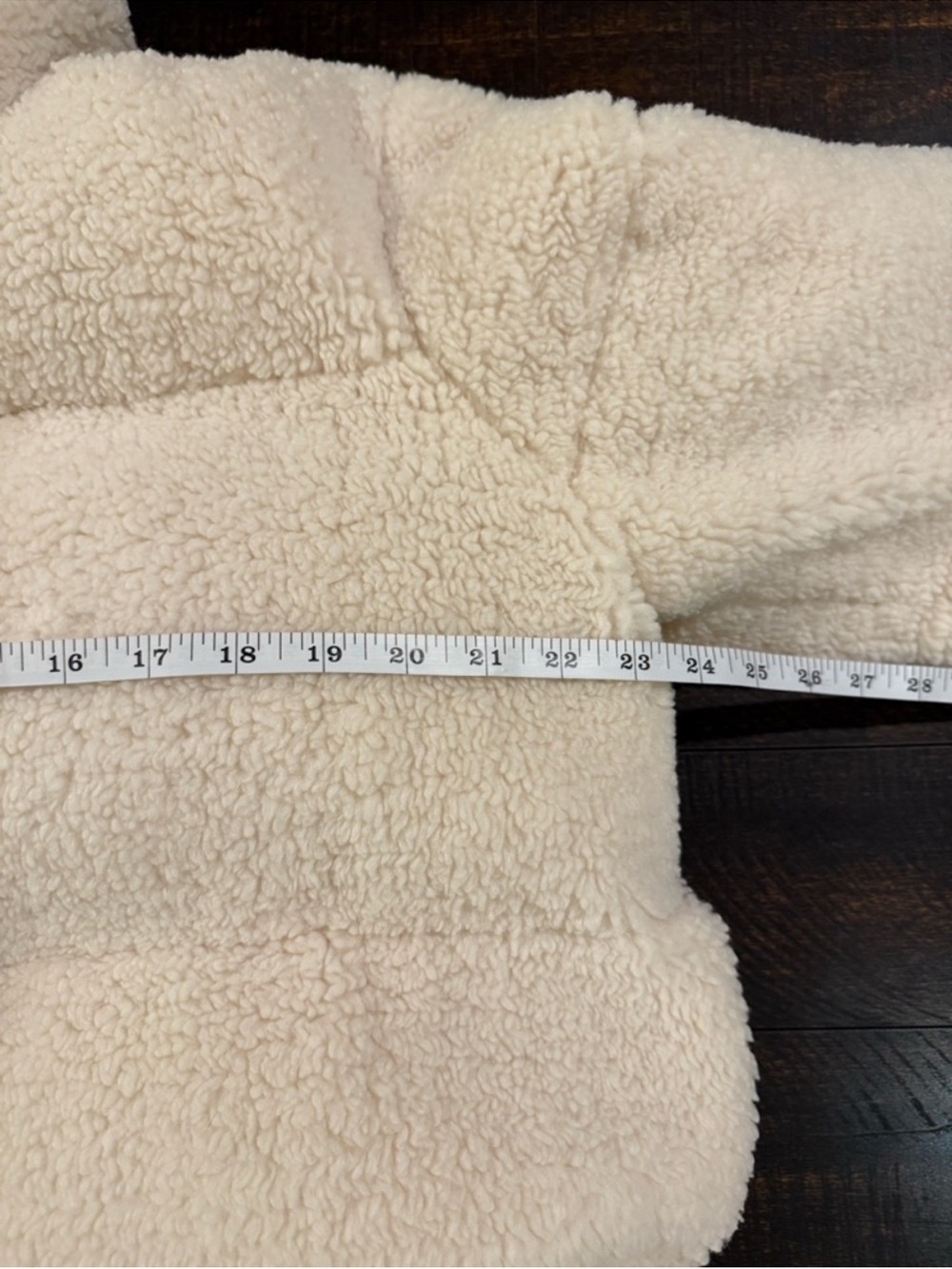 Joie Sherpa Teddy Jacket Cream Cropped Cozy Puffer M - Picture 5 of 12